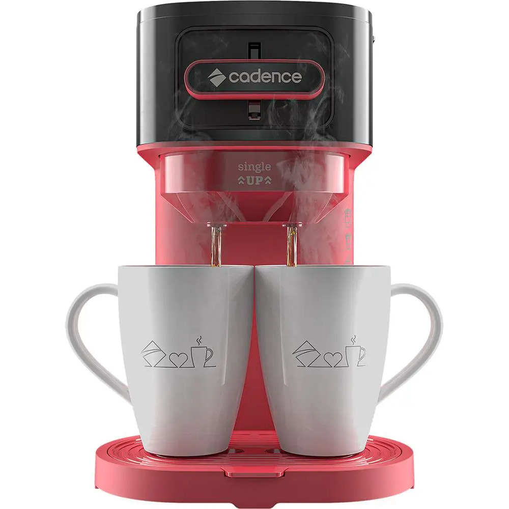 Cafeteira Elétrica Single Up Caf230 Vermelha E Preta Cadence Preto E Vermelho