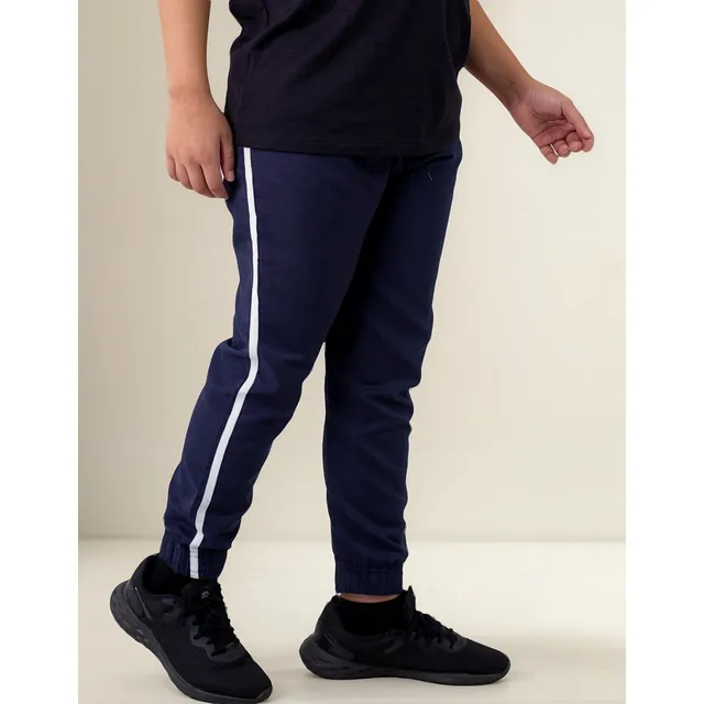 Calça Tactel Jogger Elastico Na Barra Crianças Estilosas 018