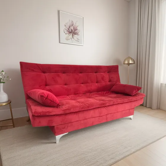 Sofá Cama Casal 3 Lugares Agatha Luxo. (só Entrego No R J)