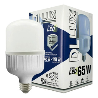 Foco De Leds 65 Watts 127v 6500k 4000 Lumnens E26 Eqiv 125w Foco De Leds 65 Watts 127v 6500k 4000 Lumnens E26 Eqiv 125w