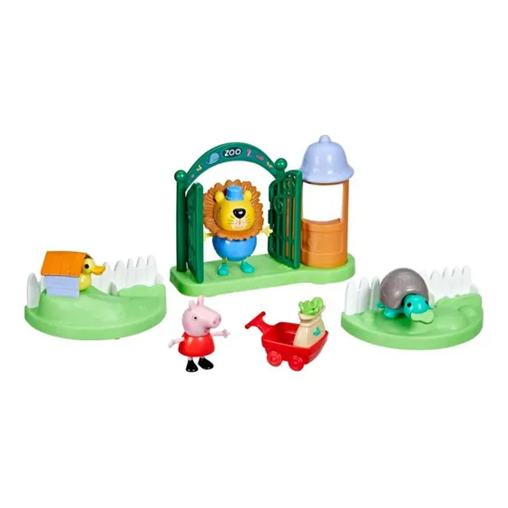 Set peppa Pig en El Zoológico