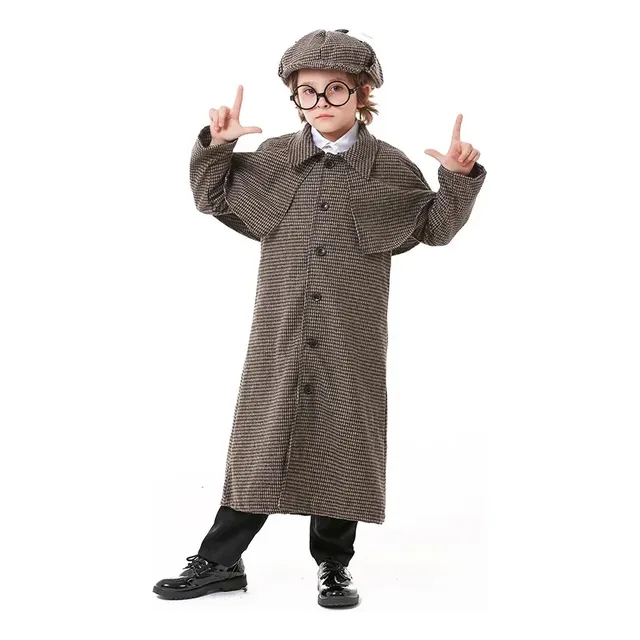 Traje De Detective Para Padres E Hijos Psfushi Plaid England