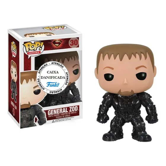 Boneco Funko Pop Dc Super Homem General Zod #30 