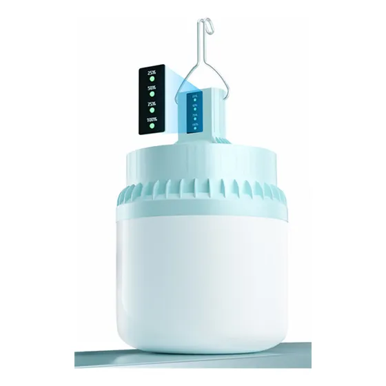 Luz De Acampamento Portátil Recarregável Led 200 W Cor Azul-celeste 127/220v