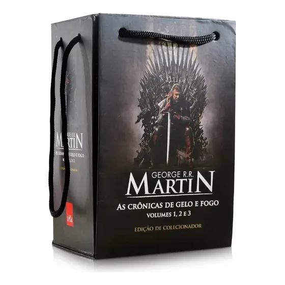 Coleção Série As Crônicas De Gelo E Fogo - 5 Volumes + Box