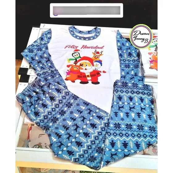 Pijamas De Navidad De Niños Y Adultos Pregunte Su Talla.