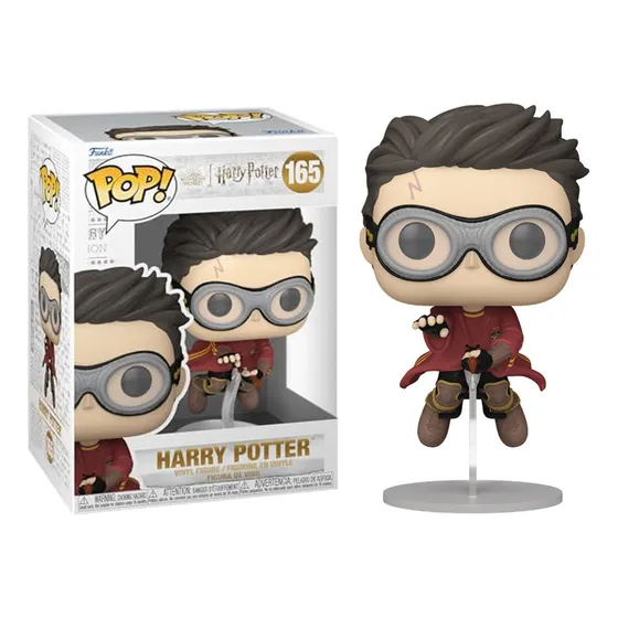 Boneco Harry Potter Na Vassoura Quadribol Pop Funko 165