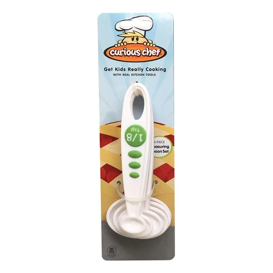 Curious Chef Kids Cookware Juego Cuchara Medidora 6 Pieza I
