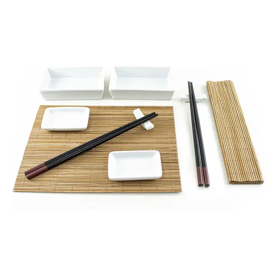 Conjunto Para Sushi Comida Japonesa 2 Lugares Kyoto 10pçs