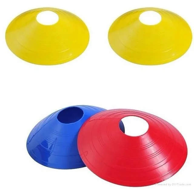 Set 10 Cono Obstáculos Crossfit Deporte Hitt Lentejas