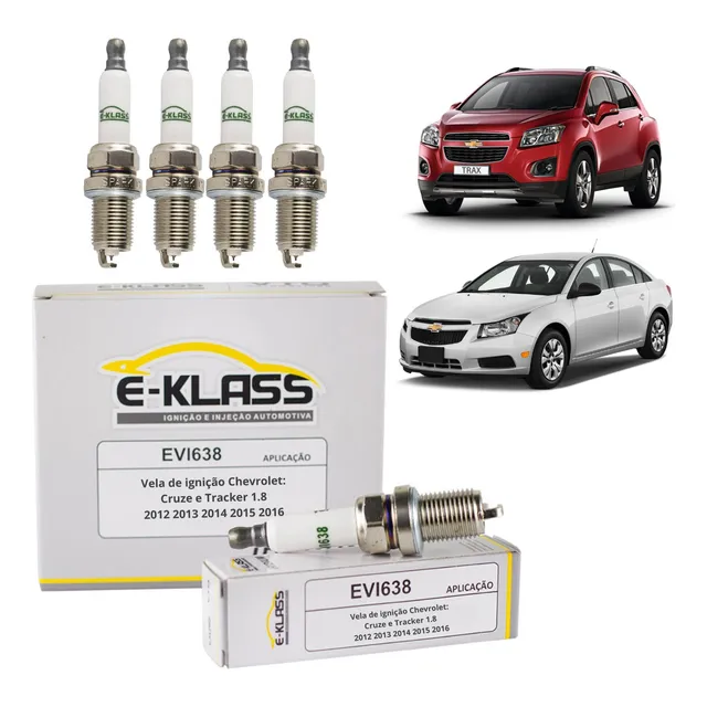 Vela Ignição Iridium Chevrolet Cruze E Tracker 1.8 2012/2016