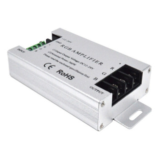 Controlador De Amplificador Led Rgb 360w Dc12v-24v 30a Alumi Controlador De Amplificador Led Rgb 360w Dc12v-24v 30a Alumi