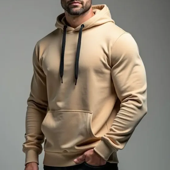 Moletom Liso Unissex Blusa De Frio Com Capuz Plus Size Gugi