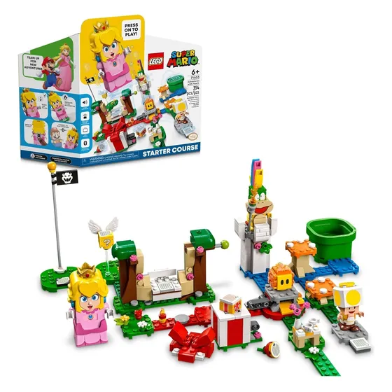 Lego Set Super Mario Aventuras Con Princesa Peach 354 Piezas