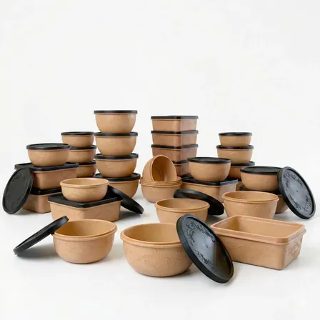 Kit 21 Potes Plásticos Com Tampa Tamanhos Variados Livre Bpa