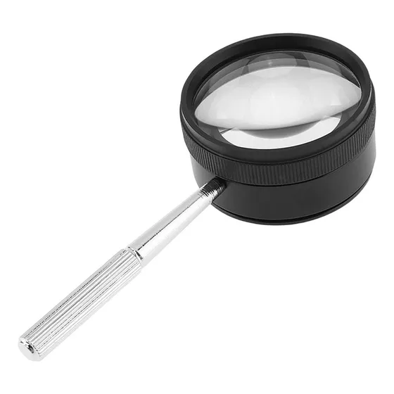 Lupa De Monedas Lupa 35x 50 Lupa Optical Metal Portátil