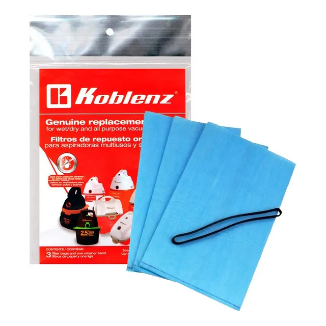 Filtros Koblenz 45-0389-2 Para Aspiradora 3 Pzs Con Liga