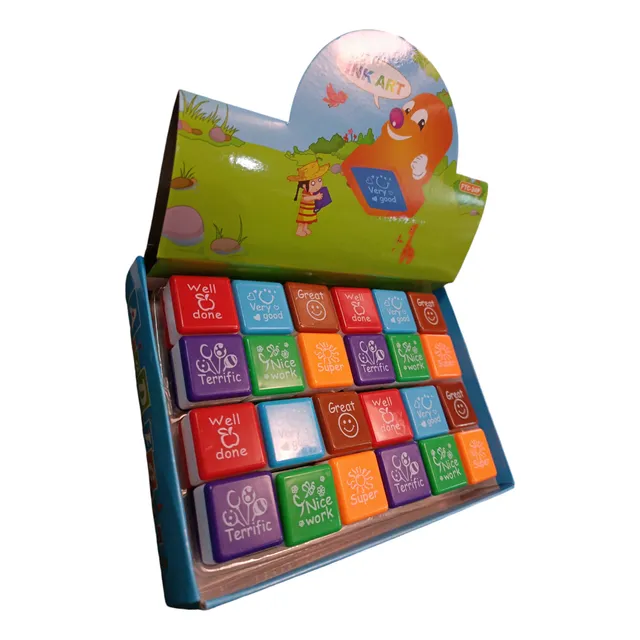 Sellos Sellitos Infantiles De Emoji Maestra X24u Esp/ing Asb