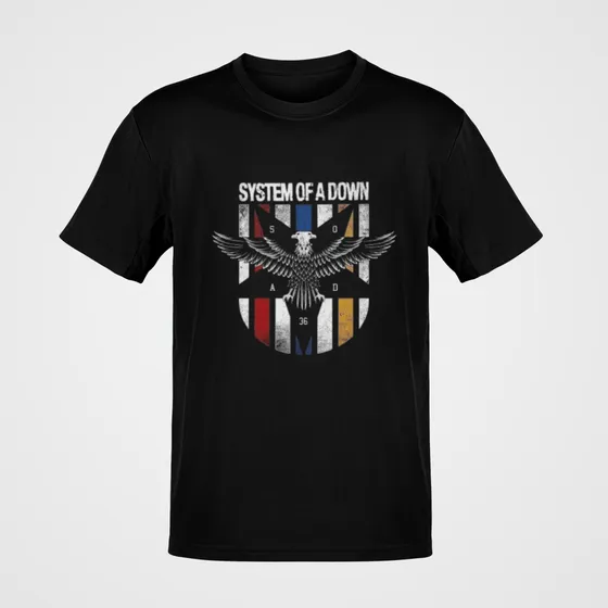 Camiseta Banda De Rock System Of A Down Águia Mr373