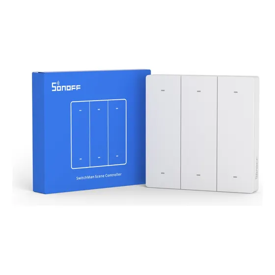 Sonoff R5 Switchman Branco 6 Teclas Com Led Painel Sem Fio
