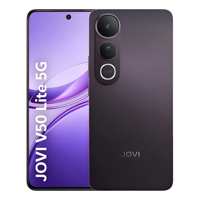 Smartphone Jovi V50 Lite 5g 256gb 8gb Ram Câmera 50mp Amoled 6.77 6500mah 90w Android 15 - Preto Eclipse