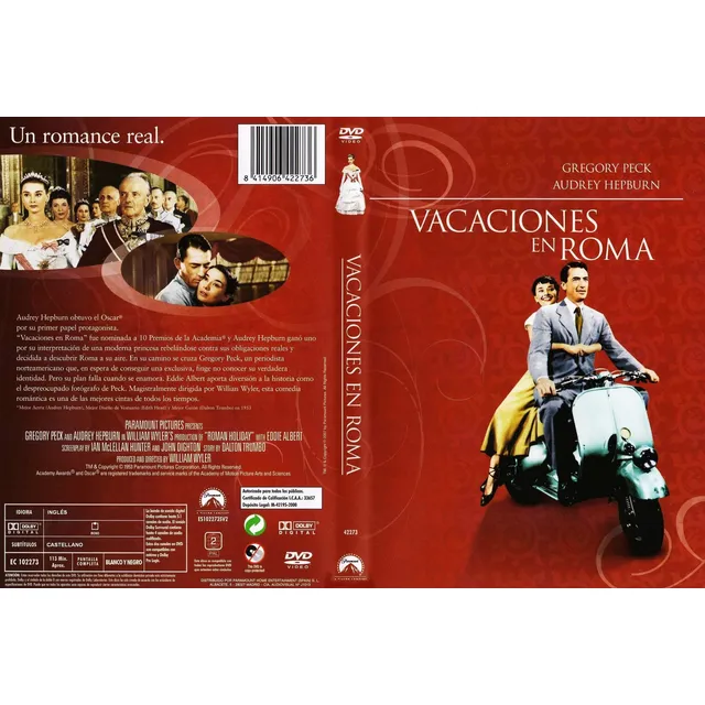 La Princesa Que Quería Vivir - Vacaciones En Roma) - Dvd