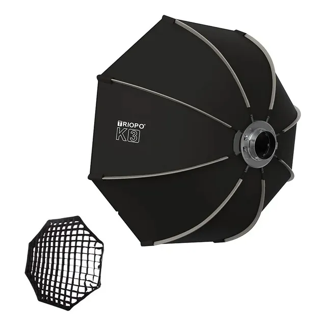 Softbox Octabox 45cm Bowens Armado Rapido Triopo K3-45