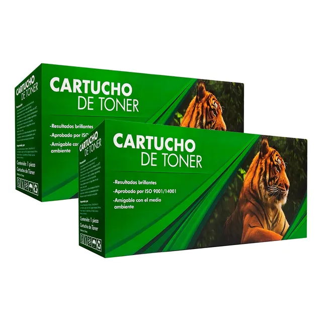 2 Pza Cb436a Toner 36a Compatible Con Hp Laserjet M1522n Tinta Negro