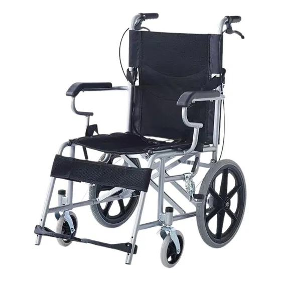 Silla De Ruedas Geriátrica Plegable C/frenos