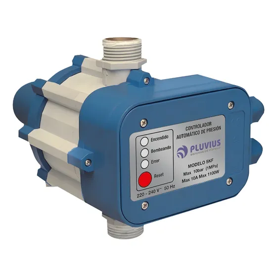 Control Automatico De Presion Pluvius Skf 396 Bombas Qb Cpm Color Azul