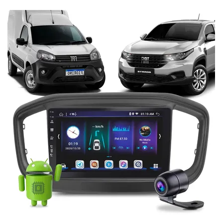 Kit Multimídia Android Octacore 4gb Strada Fiorino 21 A 2026