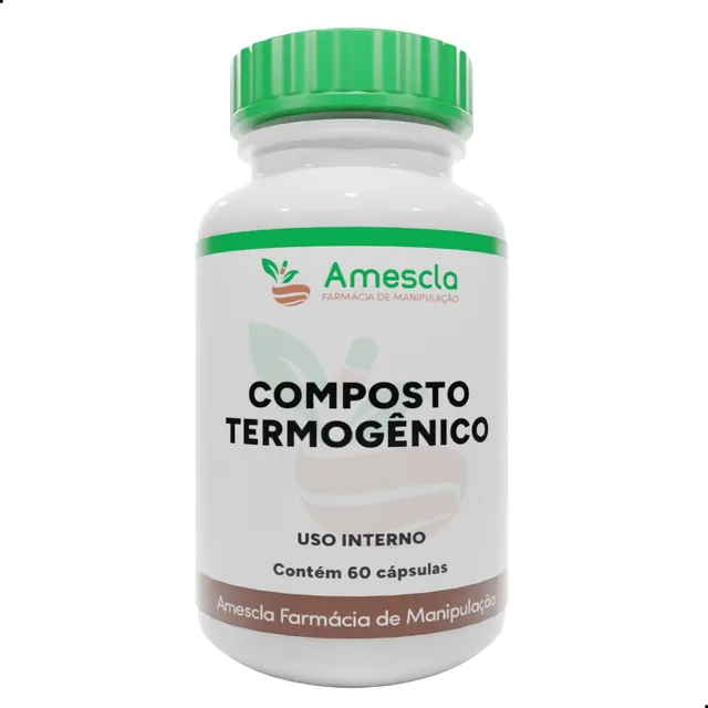 Composto Termogênico Com 60 Cápsulas - Pré-treino