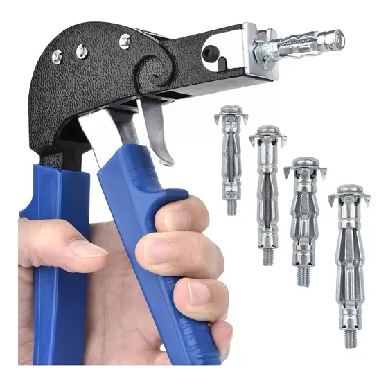 Herramienta Pistola Anclaje Pared Hueca Tarugo Araña 72pcs