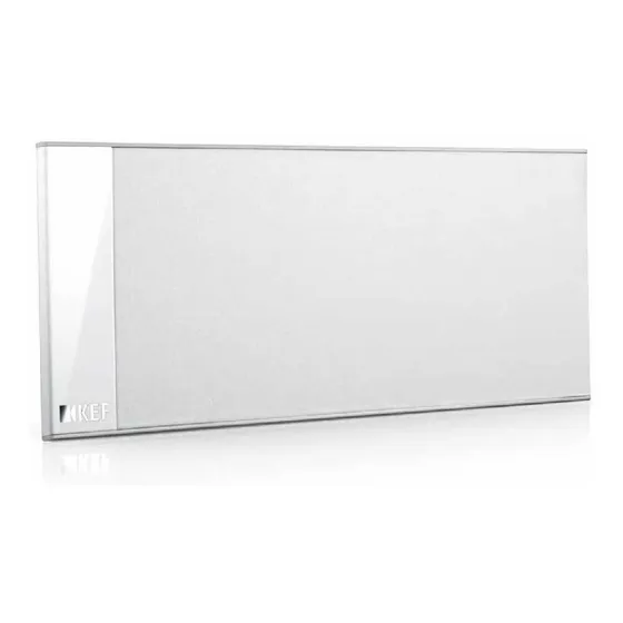Centro Canal Altavoz Blanco Puro Satinado