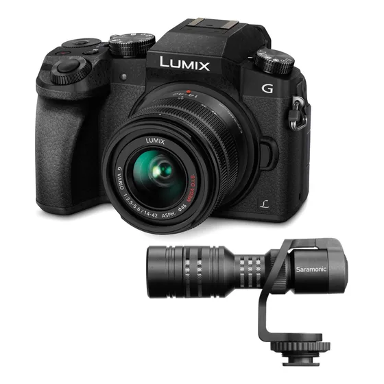 Cámara Panasonic Lumix G7 Sin Espejo Con Lente De 14-42 Mm Y