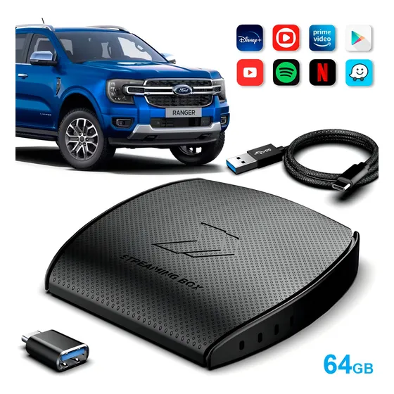 Streaming Box Nova Ranger 2024 Com Sistema Carplay 4g Wi-fi