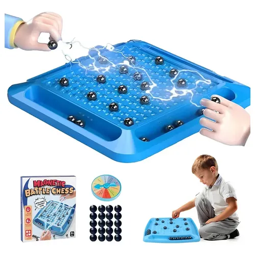 Juego De Ajedrez Magnético Portátil Con 20 Imanes – Educativo Y Divertido Para Toda La Familia