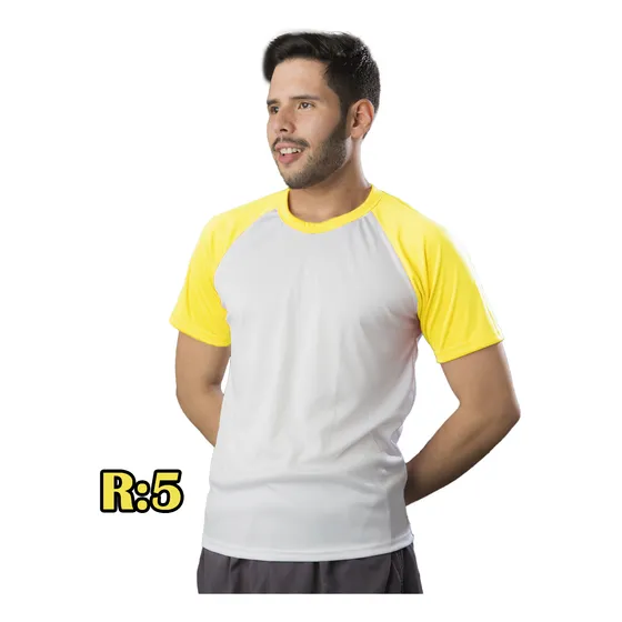 Franela Camisa Sublimar Sublimación 100% Poliéster Ranglan