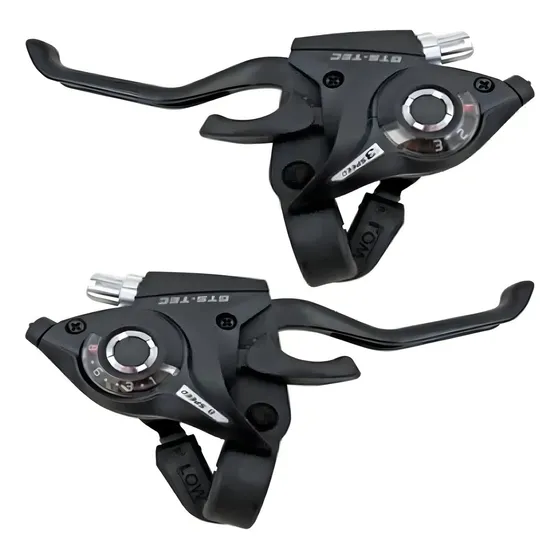 Alavanca Passador De Câmbio Gts 21v 7v Com Manetes Bicicleta