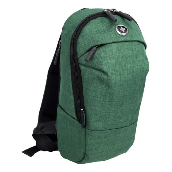 Mochila Morral Pechera Swiss Digital Brazen Sd728-d Color Verde Oscuro Diseño De La Tela Liso