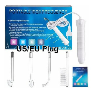 Facial Y Capilar De Alta Frecuencia Con 4 Electrodos Portáti Facial Y Capilar De Alta Frecuencia Con 4 Electrodos Portáti