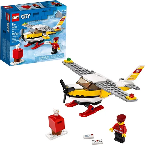 Lego City Mail Plane 60250 - Juego De Simulacion 74 Piezas