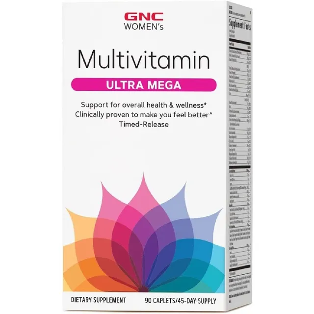 Multivitamínico Ultra Mega Gnc 90 Comprimidos
