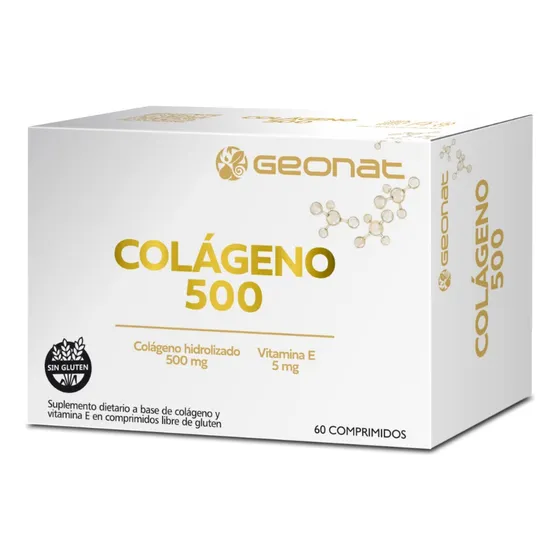 Geonat Colágeno 500 Suplemento Dietario 60 Compr