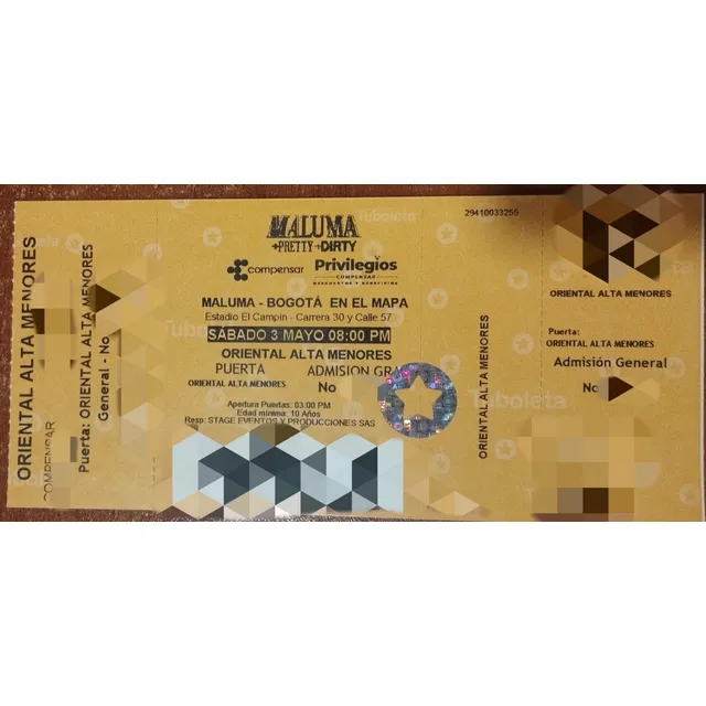 Boletas Concierto Maluma