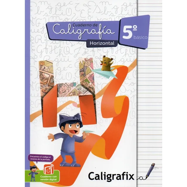 Caligrafix Caligrafía Horizontal Quinto Básico