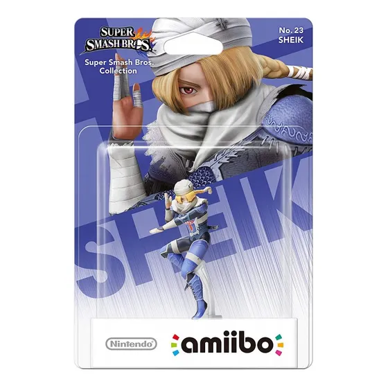 Figura Amiibo Sheik Coleccion Super Smash Bros