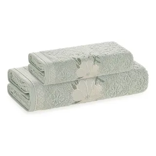 Kit Jogo Toalhas Banho E Rosto Yuna 2 Pç Karsten Fio Cardado Kit Jogo Toalhas Banho E Rosto Yuna 2 Pç Karsten Fio Cardado