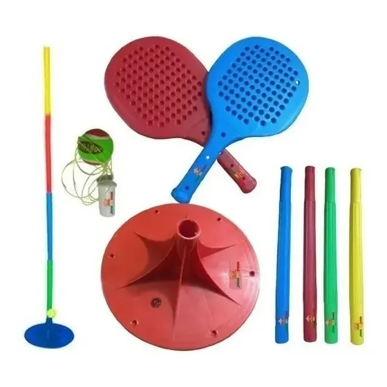 Tenis Orbital Juego Serabot Con Paletas, Pelota Y Pie 