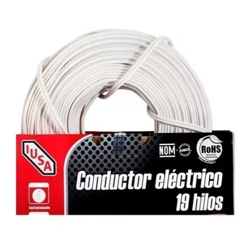 Cable Pot Duplex Blanco Calibre 14 - Rollo 100 Metros